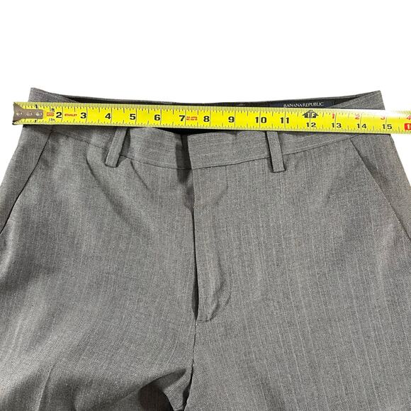 Banana Republic Modern Fit Gray Herringbone Wool-Blend Suit 30x30 38S - Picture 11 of 16